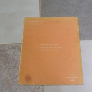 Vintage George Gershwin's preludes for piano